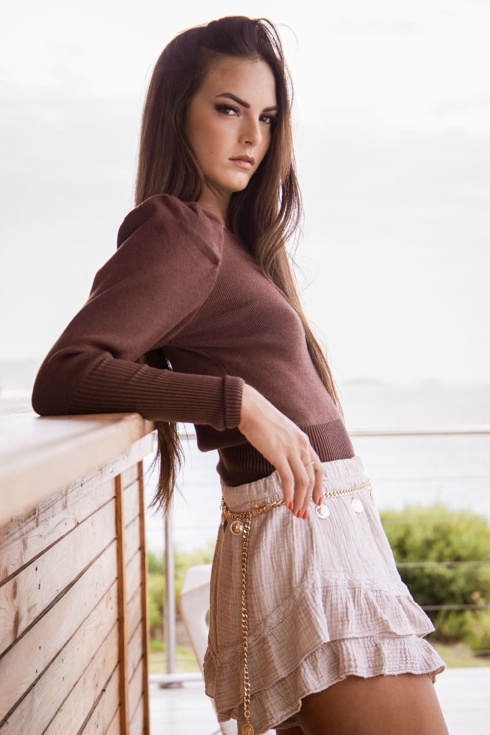 Jupe short gaze ASMARA