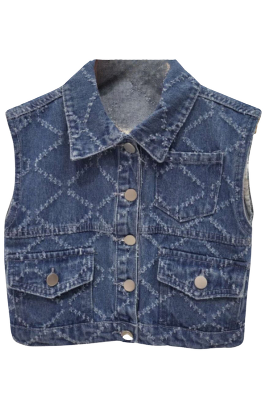 Gilet en jean GINA