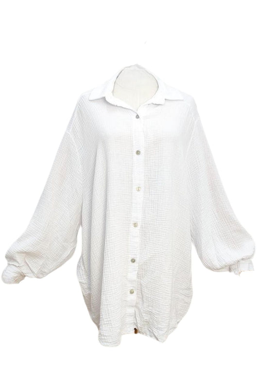 Robe chemise gaze SYDNEY